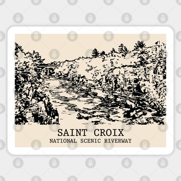Saint Croix National Scenic Riverway Magnet by Lakeric